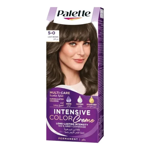 Crème colorante intensive châtain clair 5-0 - PALETTE