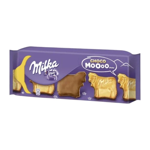 Biscuits nappés au chocolat au lait Choco Moo 200g - MILKA