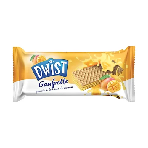 Gaufrette fourrée à la crème de mangue 24g - DWIST