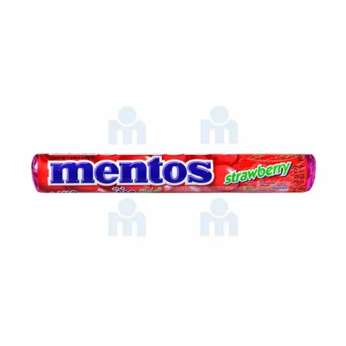 Bonbons saveur Fraise 37,5g - MENTOS
