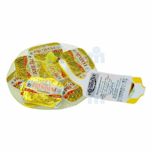 Beurre doux coupelle filet 8x10g - PRÉSIDENT
