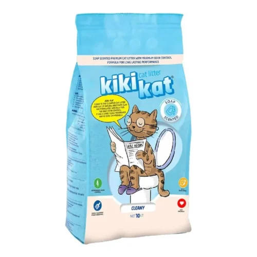 Litière pour chats cleany 10L - KIKI KAT