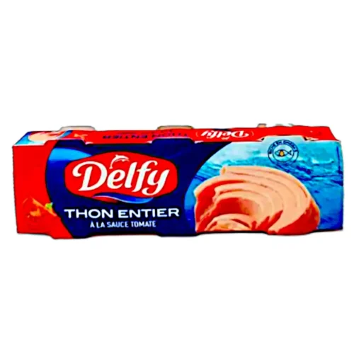 Tripack thon entier sauce tomate 3x85g - DELFY