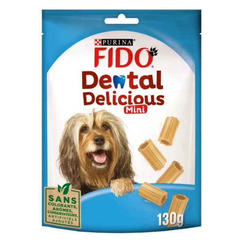 Récompense dental delicious hygiène dentaire pour chien 130g - FIDO