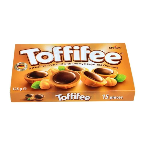 Caramels au chocolat et nougat  125g - TOFFIFEE