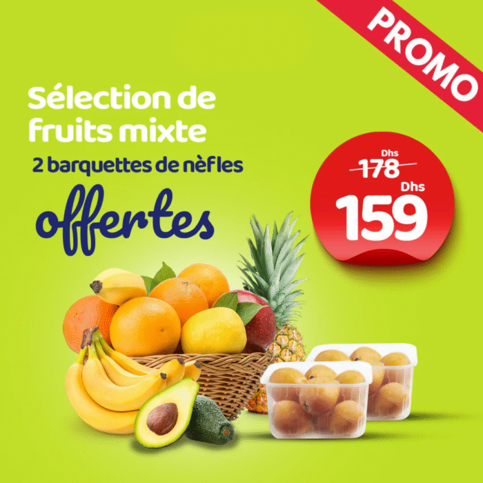 Sélection Fruits Mixtes promos + 2Barquette de Abricots