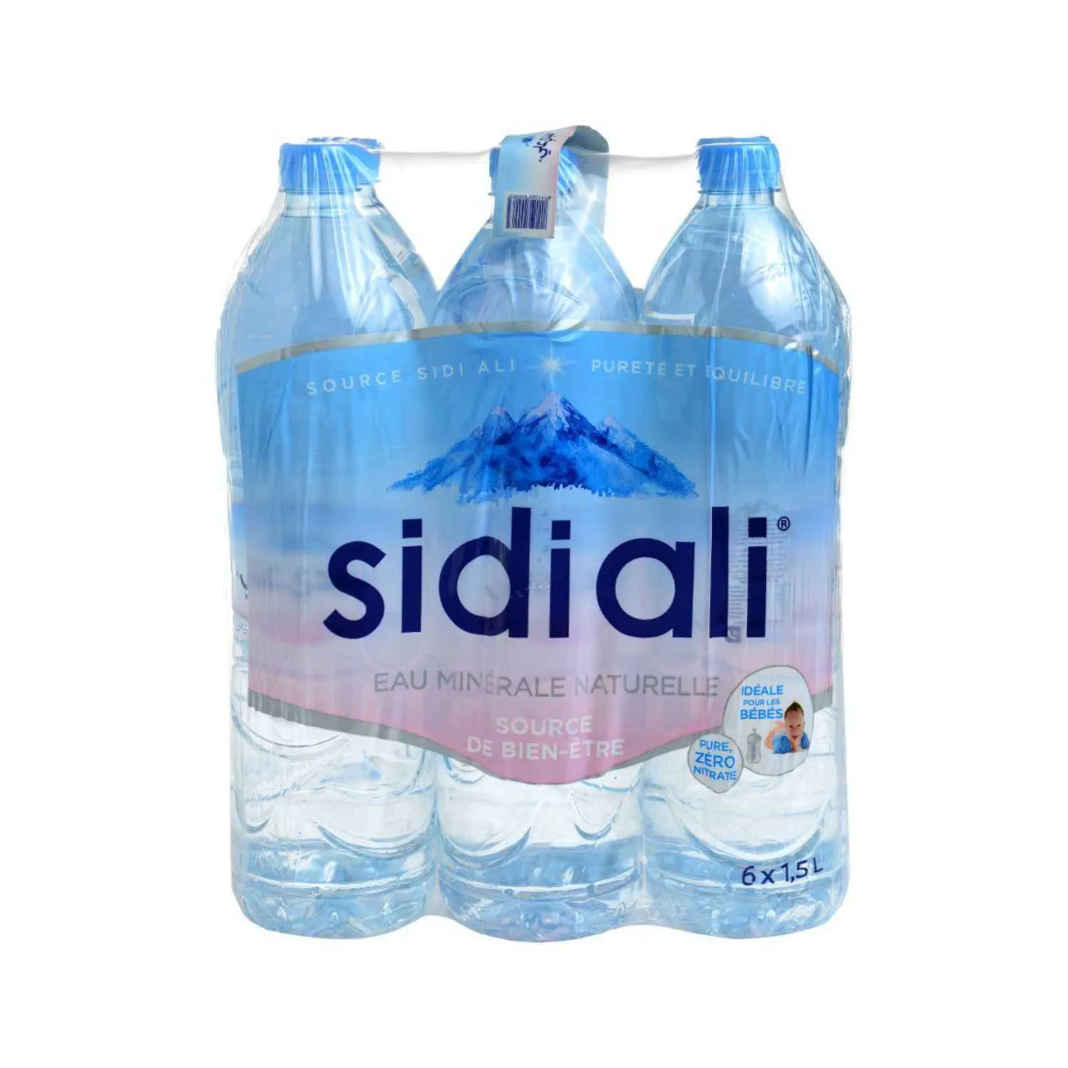 Pack Sidi Ali Eau minérale 6 x 1,5L