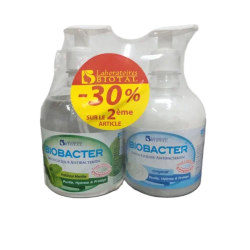 Savon liquide menthe + dove le 2ème à -30% - BIOBACTER