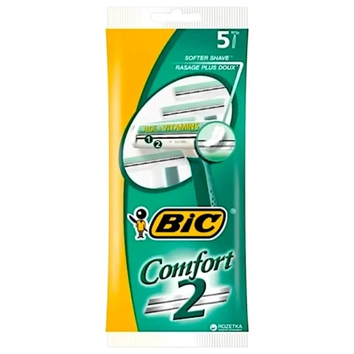 Rasoirs jetables confort 2 lames x5 pièces - BIC