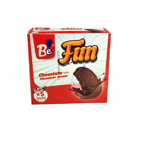 Biscuits fun chocolat pack 5x56g - BE