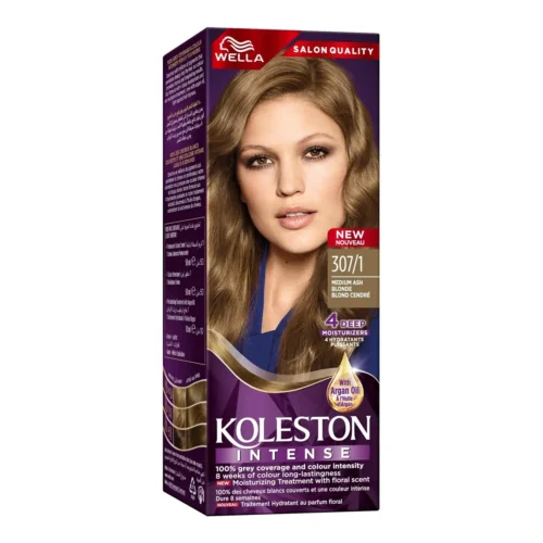 Coloration intense blond cendré Wella 307/1 - KOLESTON