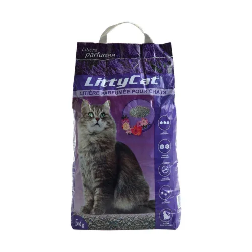 Litière parfumée pour chats 5Kg - LITTYCAT
