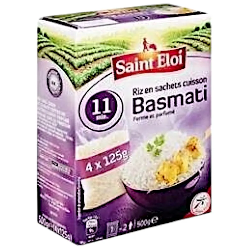 Riz basmati 4x125g - SAINT ELOI