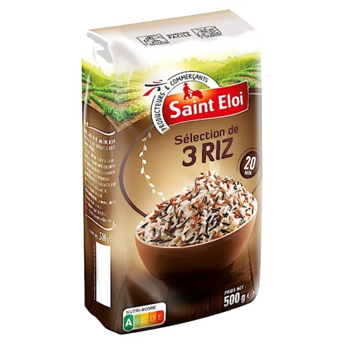 Mélange de 3 riz 500g - SAINT ELOI