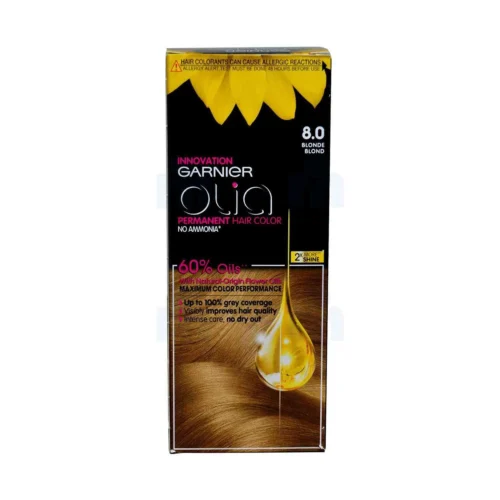 Coloration cheveux sans ammoniaque 8.0 blond Olia - GARNIER