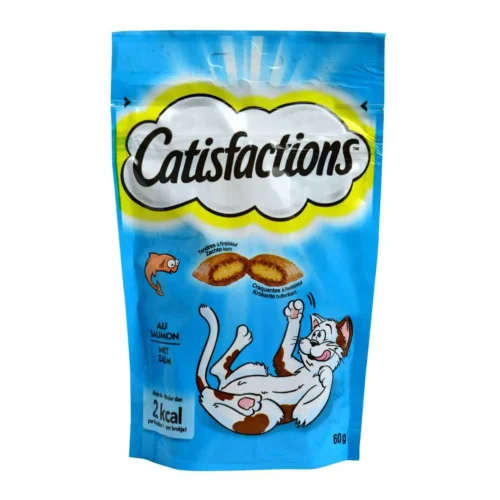 Friandises pour chat au saumon 60g - CATISFACTIONS