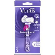 Rasoir à cinq lames pour femme Deluxe Smooth Swirl + 2 recharges - VENUS