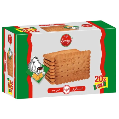 Biscuits saveur vanille Pack 20 unités x42g - HENRY'S