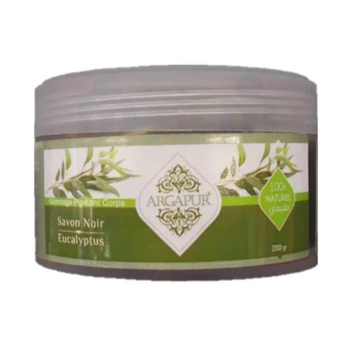 Savon noir à l'eucalyptus 200g - ARGAPUR