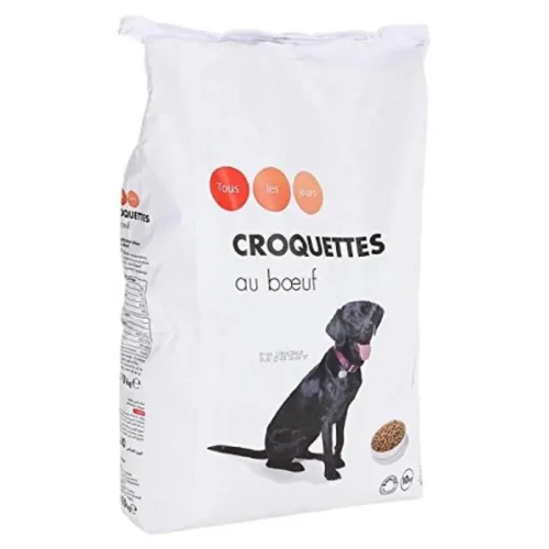 Mono croquettes au bœuf pour chien 10Kg - TOUS LES JOURS