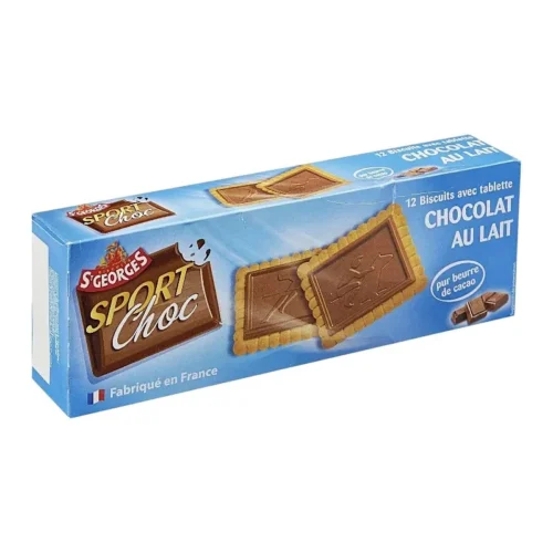 Biscuits chocolat au lait Sport Choc x12 unités 125g - ST GEORGES