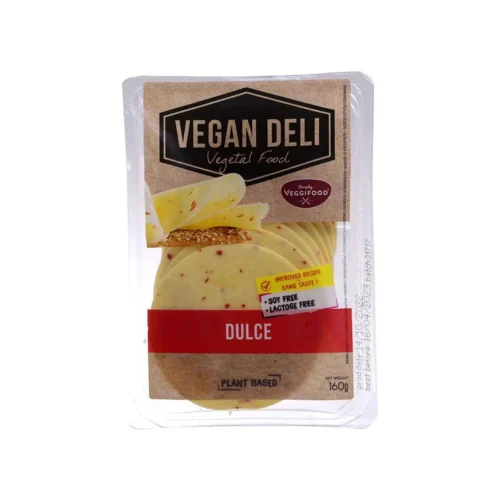 Fromage en tranches végétaliennes goût piment piquant 160g -VEGAN DELI