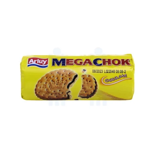 Biscuits fourrés à la crème au chocolat Megachok 180g - ARLUY
