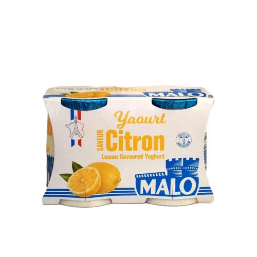 Yaourt lait entier saveur citron 2x125g - MALO