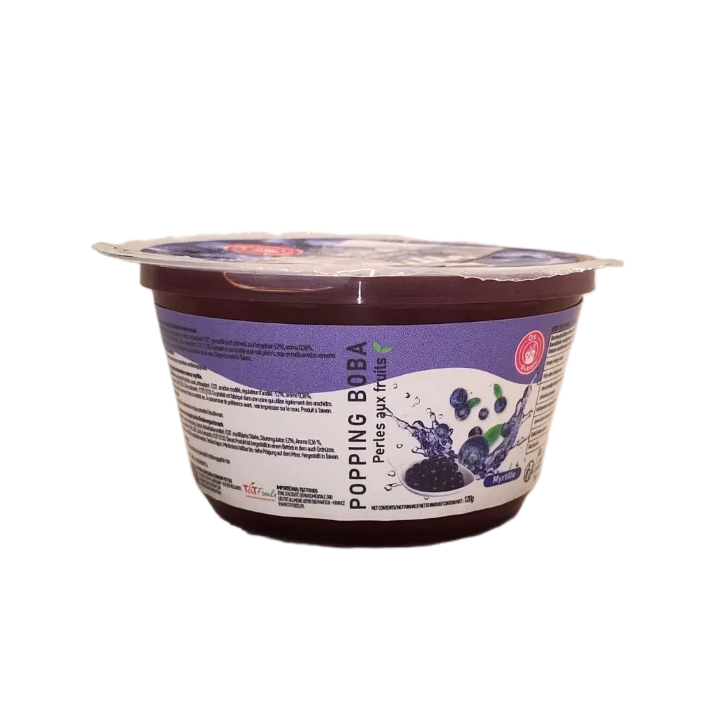 Popping boba myrtille 120g - O'S BUBBLES