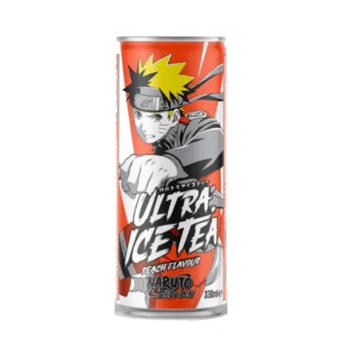 Ultra Ice Tea canette Naruto saveur pêche 33cl