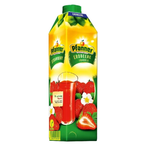 Pfanner Nectar fraise avec pulpe 1L