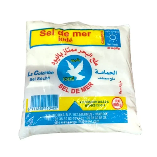 Sel séché iodé 500g - COLOMBE