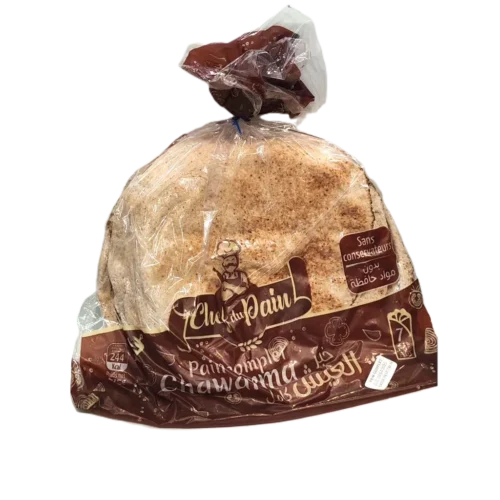 Pain chawarma  complet x7 unités 273g - CHEF DU PAIN