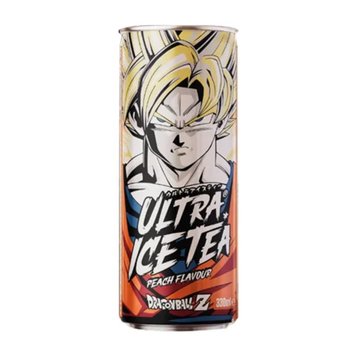 Ultra Ice Tea canette Goku saveur pêche 33cl