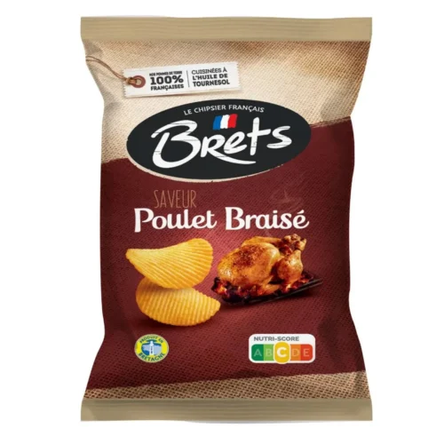 Chips saveur poulet braisé 125g - BRET'S