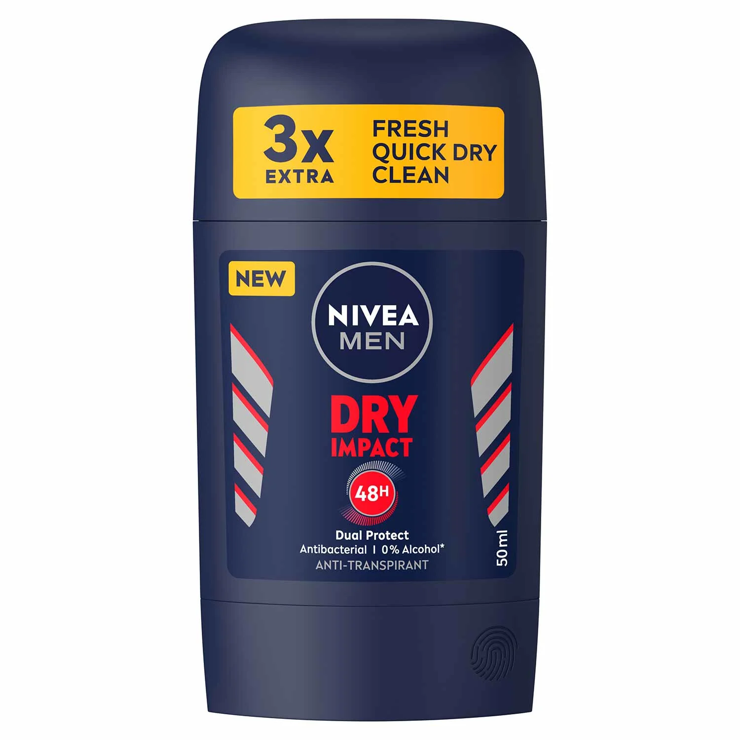 Déodorant stick homme Dry Impact 50ml - NIVEA MEN