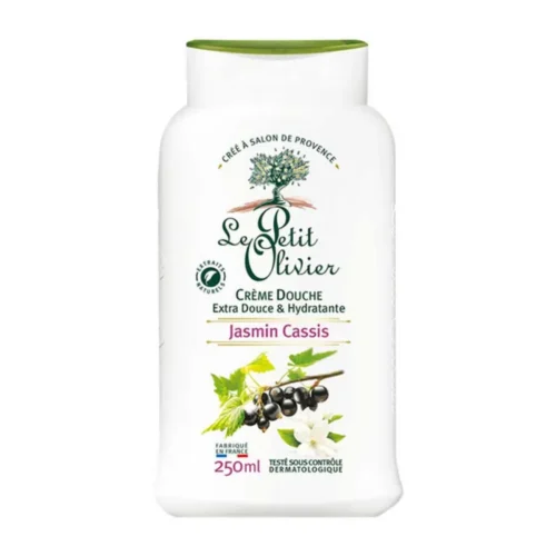 Crème Douche Extra Douce & Hydratante Jasmin Cassis 250ml - LE PETIT OLIVIER