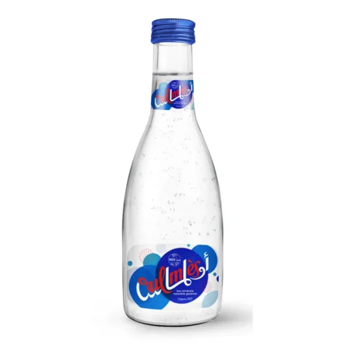 Oulmès Eau minérale gazeuse en verre 33cl