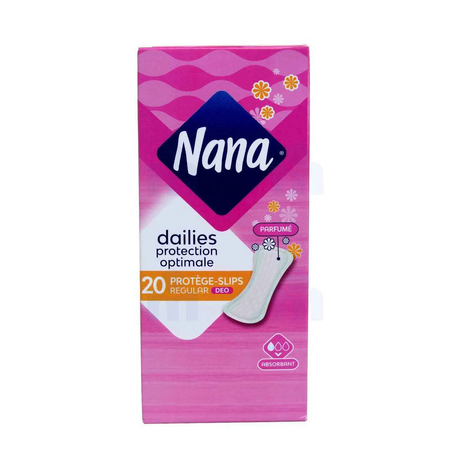Protège-slips fraîcheur parfumée normal x20pcs - NANA