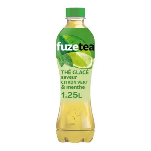 Fuze teaBoisson au thé glacé saveur menthe citron vert 1,25L
