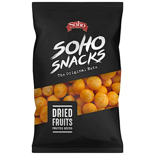 Cacahuètes saveur barbecue en sachet 160g - SOHOSNACKS
