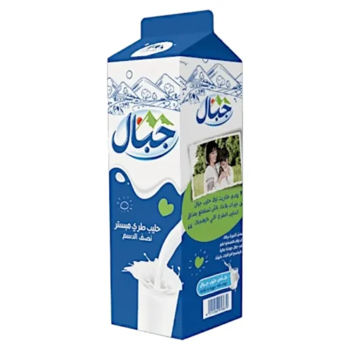 Lait frais pasteurisé demi écrémé 47cl - JIBAL