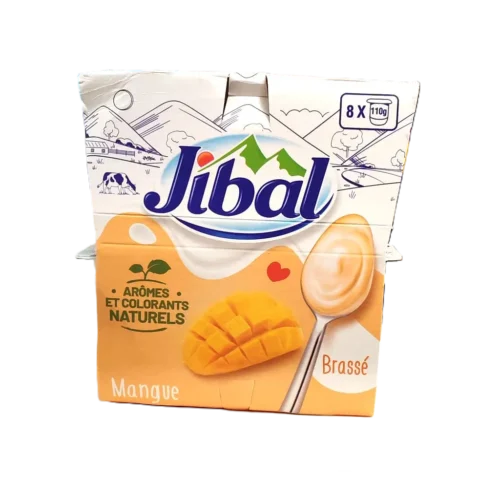 Yaourt brassé mangue 8x110g - JIBAL