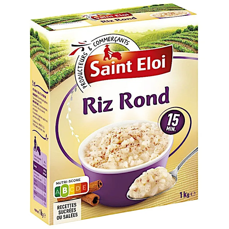 Riz rond 15 min 1Kg - SAINT ELOI