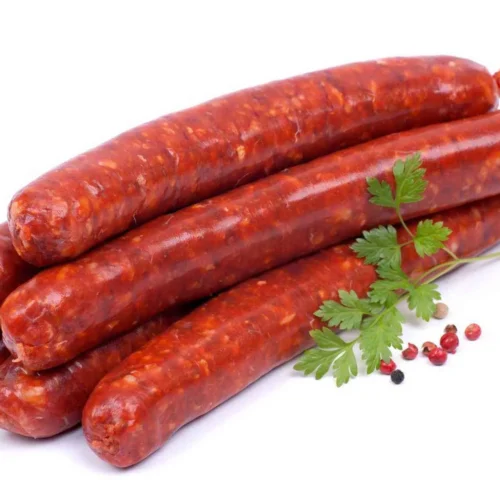 Saucisses de boeuf piquantes 500g - FILIERE M