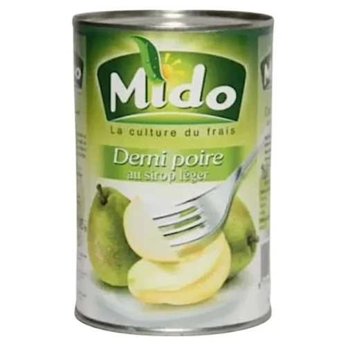 Demi poire au sirop léger 245g - MIDO