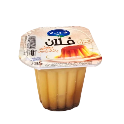 Dessert flan au coulis de caramel 85g - JAOUDA