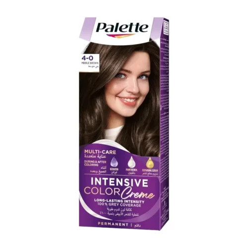 Crème colorante intensive châtain foncé 4-0 - PALETTE