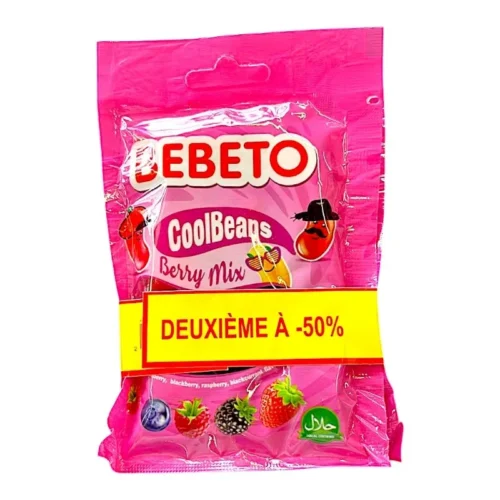 Bonbons CoolBeans Berry Mix Lot 2x60g Le 2ème à -50% - BEBETO