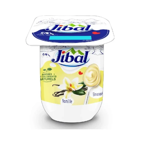 Yaourt brassé velouté crémeux vanille 110g - JIBAL